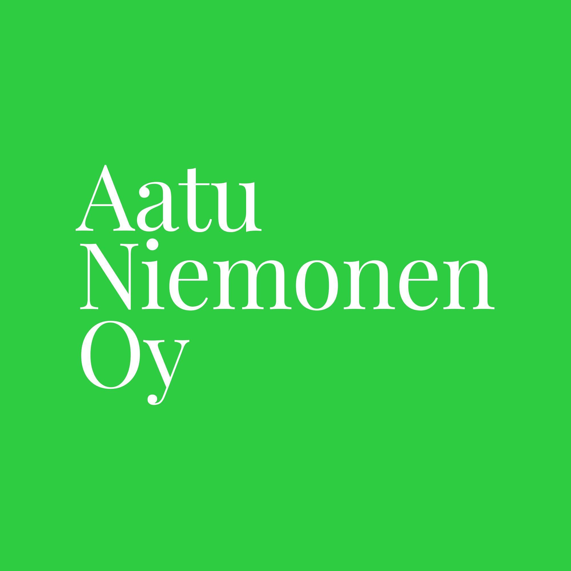 Aatu Niemonen Oy logo